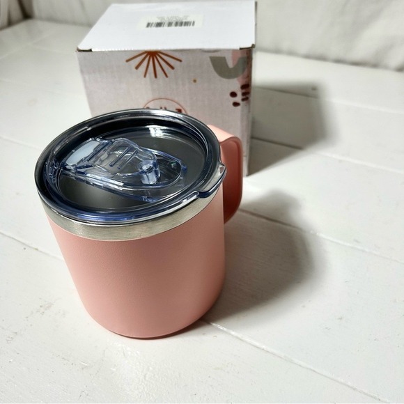 Pink Kikuhe Seester Mug Brand New Travel Coffee With Lid Sister Gift - Picture 3 of 3